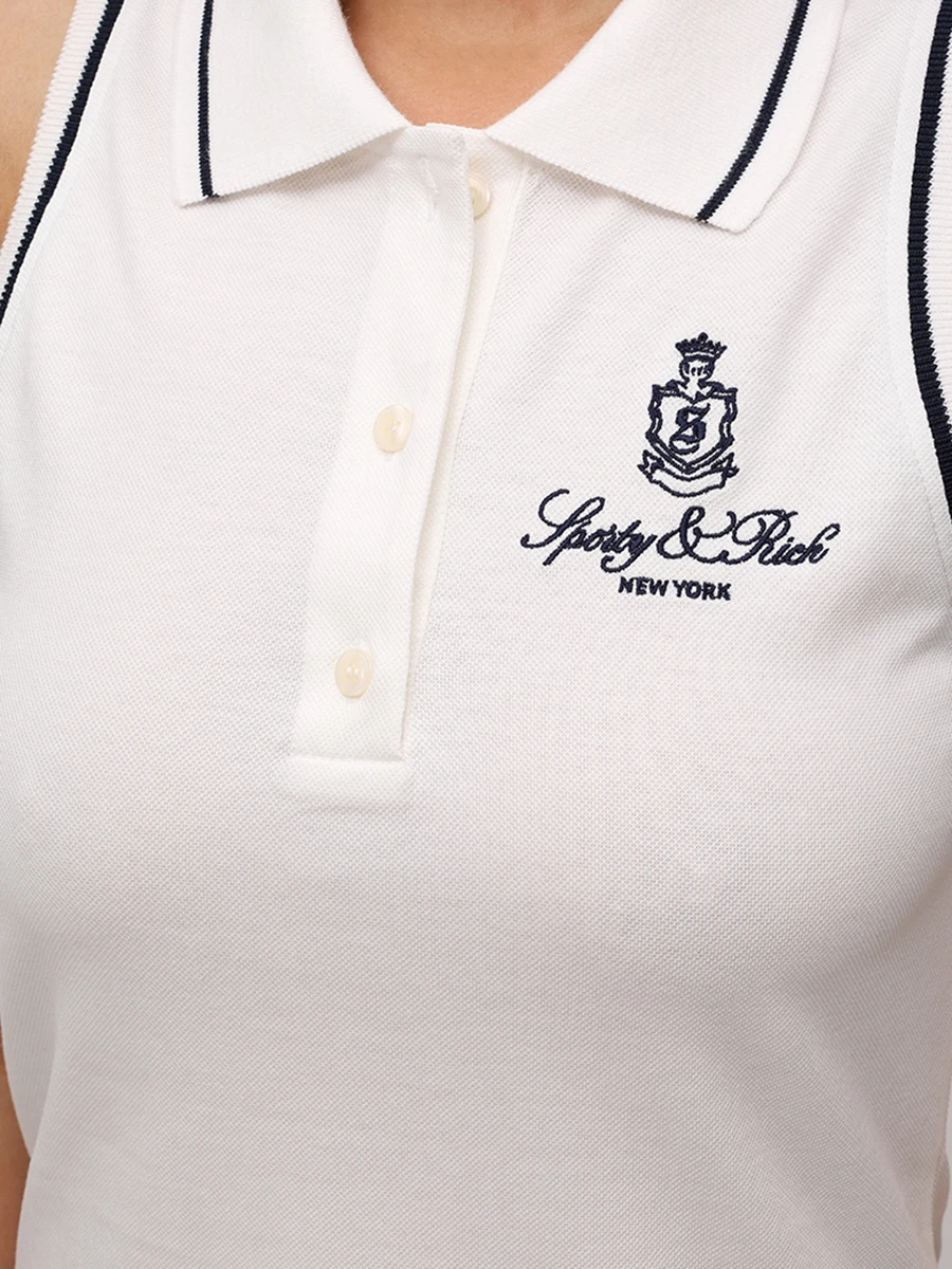 Платье-поло хлопковое