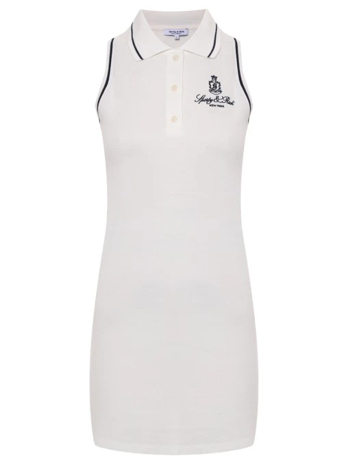 Платье-поло хлопковое SPORTY & RICH