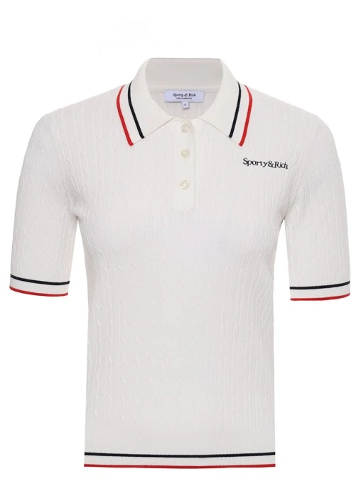 Поло из вискозы SPORTY & RICH