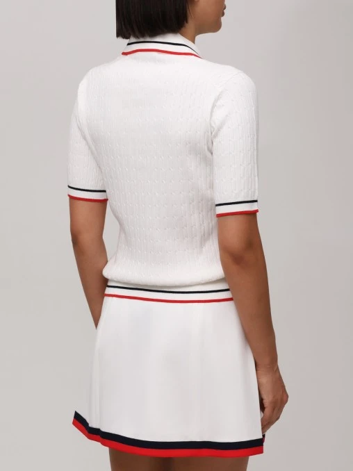 Поло из вискозы SPORTY & RICH