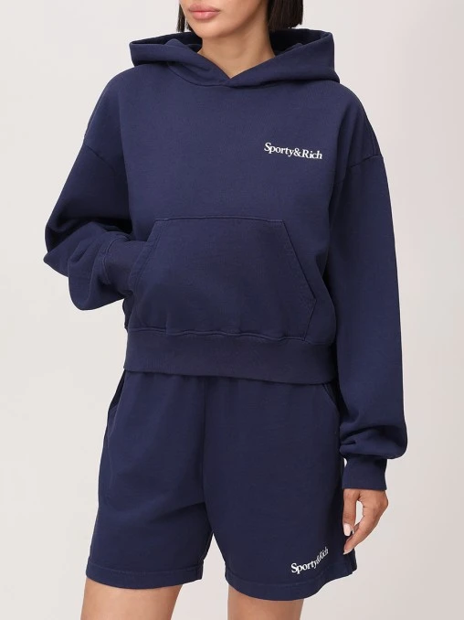 Худи хлопковое SPORTY & RICH