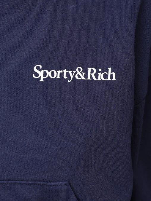 Худи хлопковое SPORTY & RICH