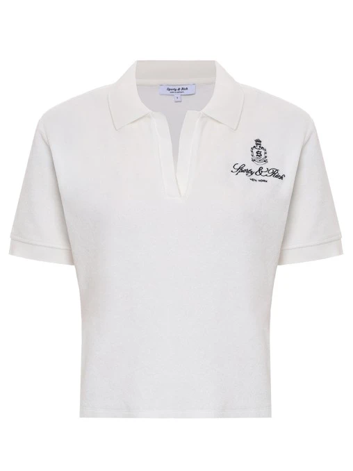 Поло хлопковое SPORTY & RICH