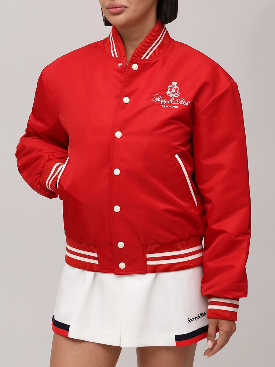 Бомбер с вышивкой