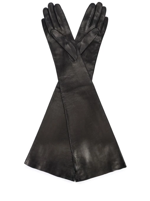 Перчатки кожаные ERMANNO SCERVINO