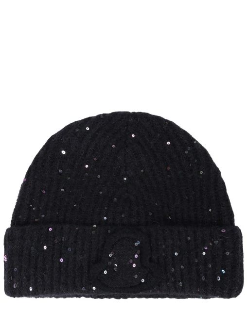 Шапка с пайетками MONCLER