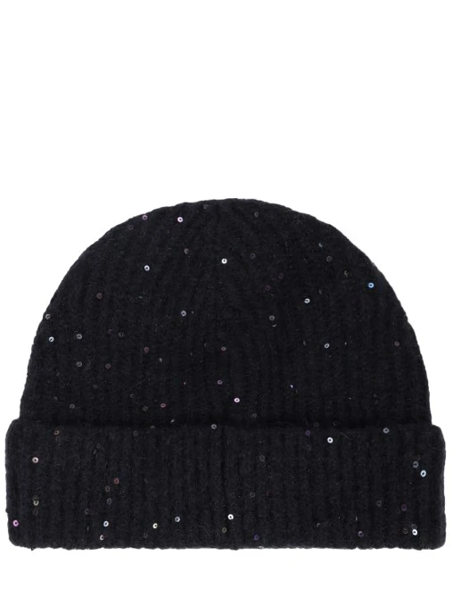 Шапка с пайетками MONCLER
