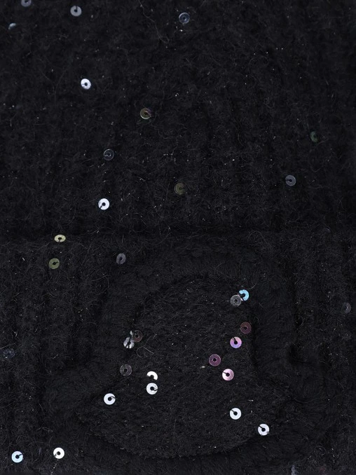 Шапка с пайетками MONCLER