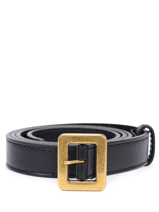 Ремень кожаный SAINT LAURENT