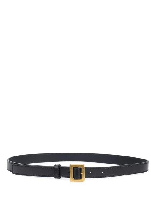 Ремень кожаный SAINT LAURENT