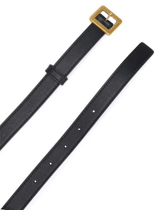 Ремень кожаный SAINT LAURENT
