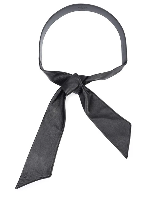 Пояс кожаный SAINT LAURENT