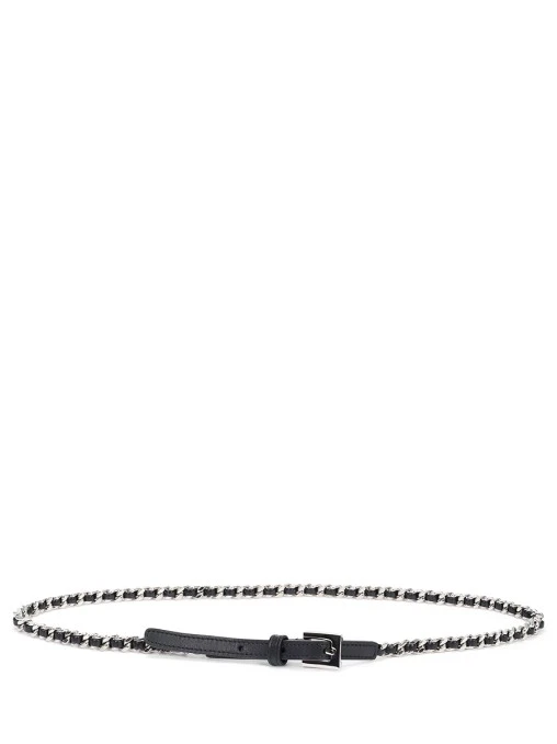 Ремень комбинированный SAINT LAURENT