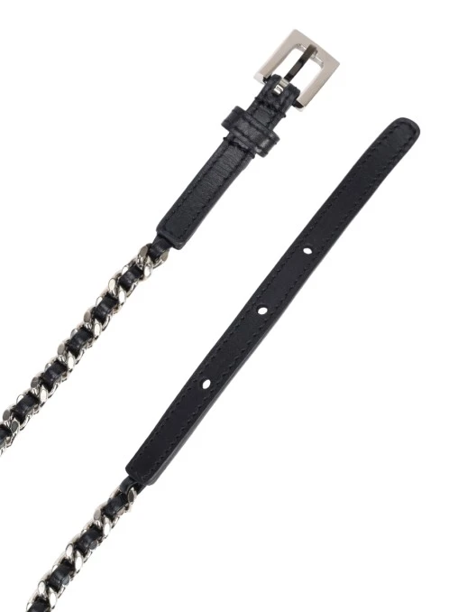 Ремень комбинированный SAINT LAURENT