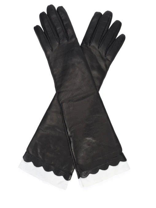 Перчатки кожаные VALENTINO