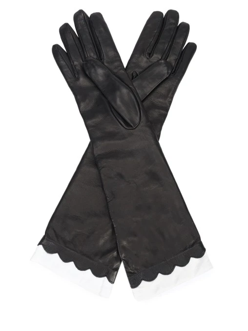 Перчатки кожаные VALENTINO