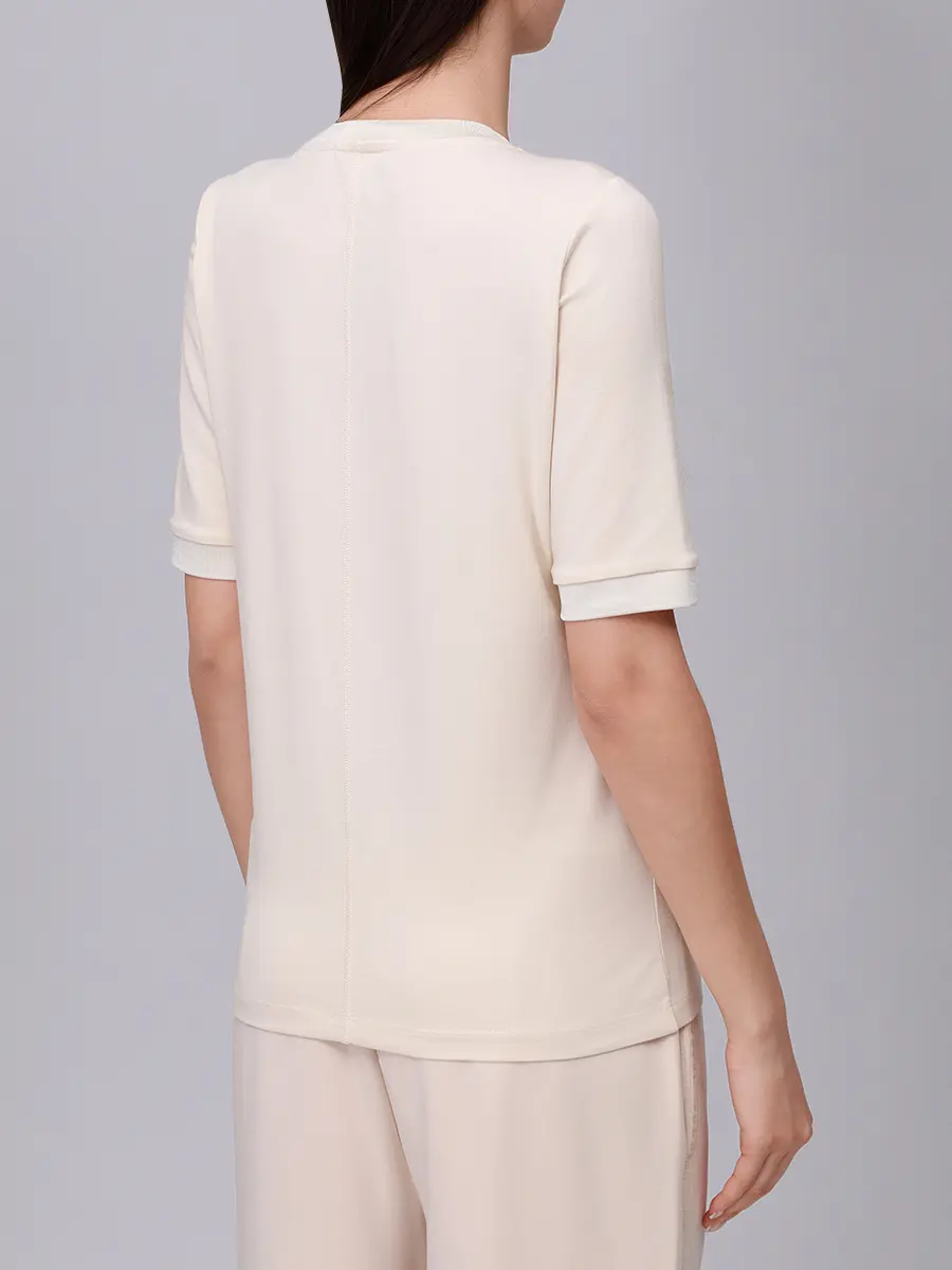 Футболка из модала и хлопка Alexi