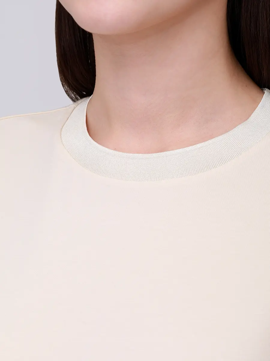 Футболка из модала и хлопка Alexi