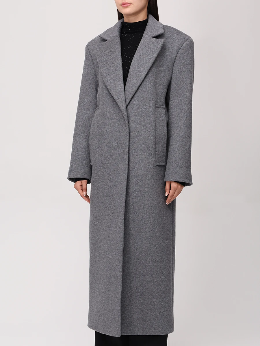 Пальто шерстяное