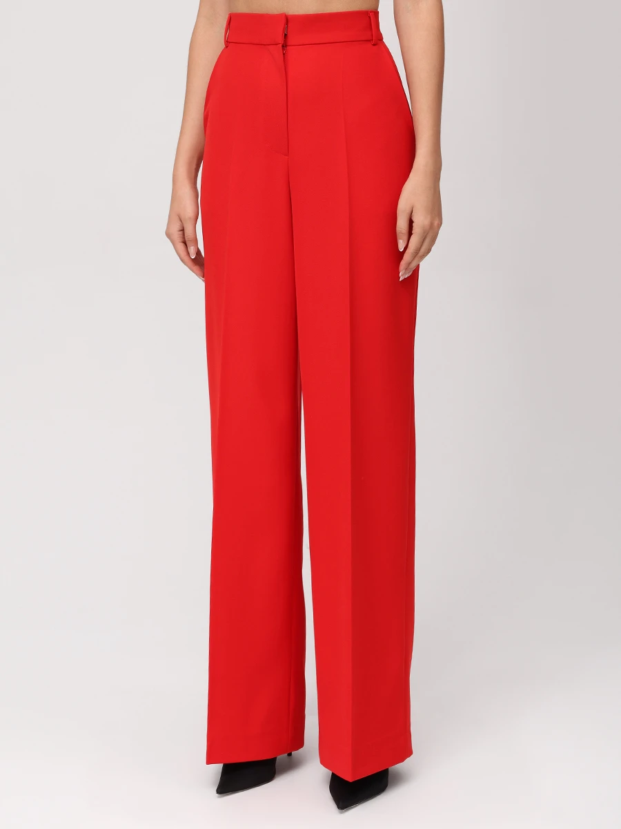 Брюки однотонные