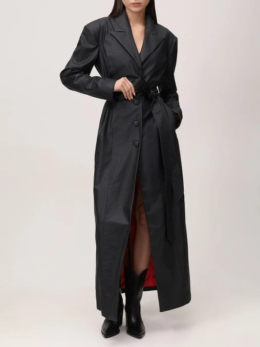 Тренч из экокожи ANNA GERA