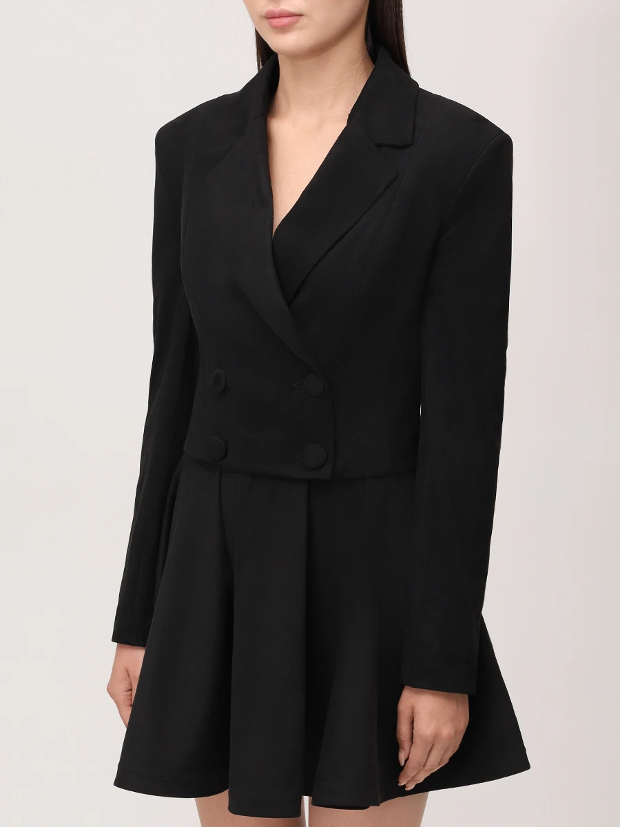 Жакет однотонный