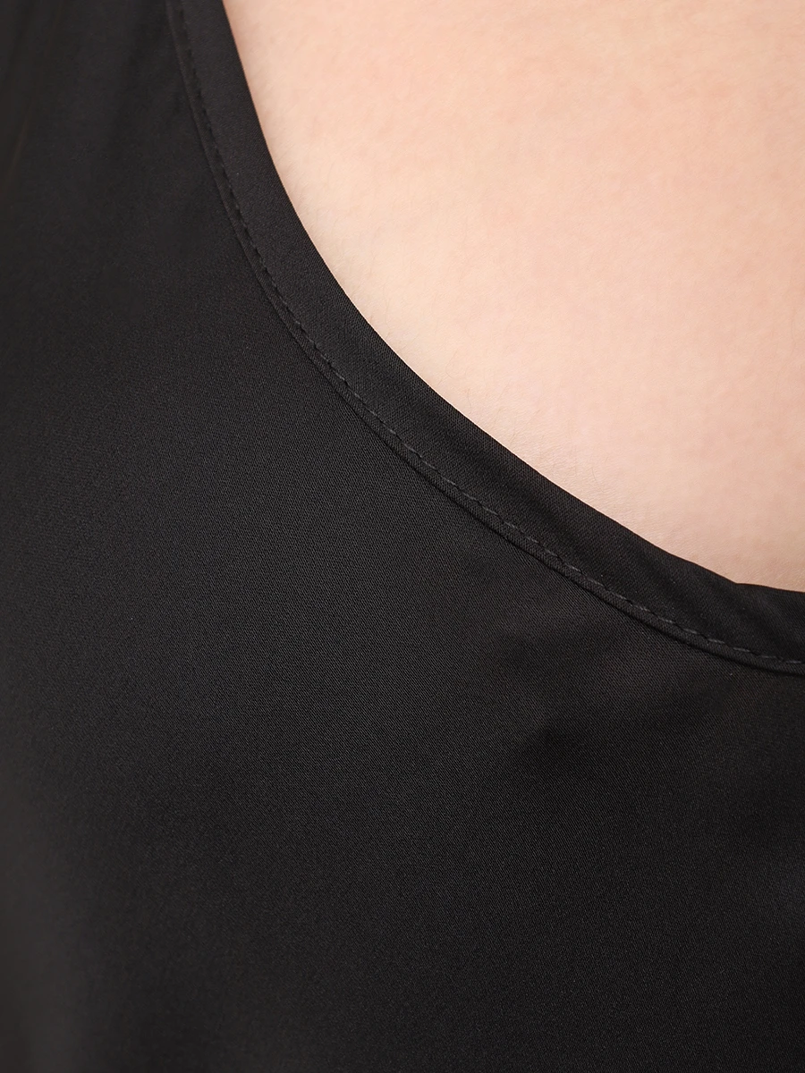 Платье-комбинация однотонное