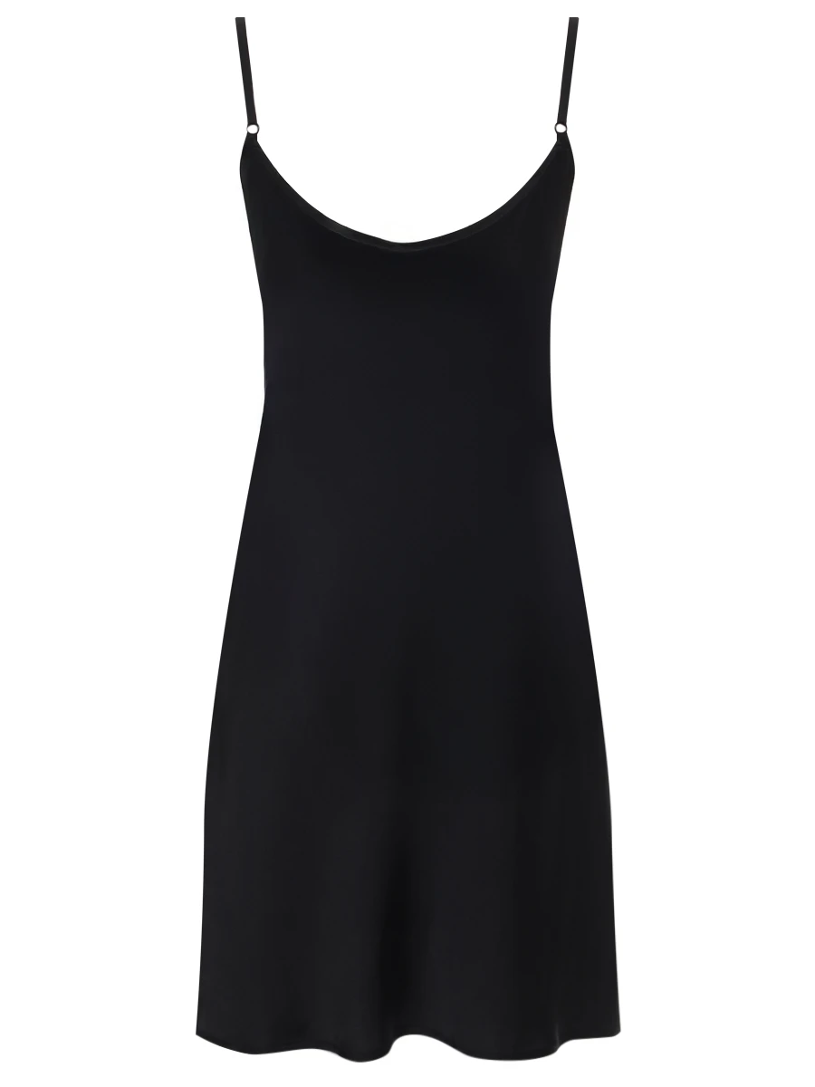 Платье-комбинация однотонное