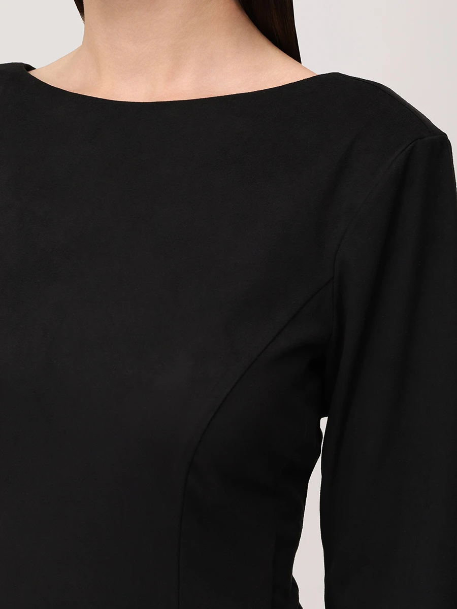 Платье однотонное