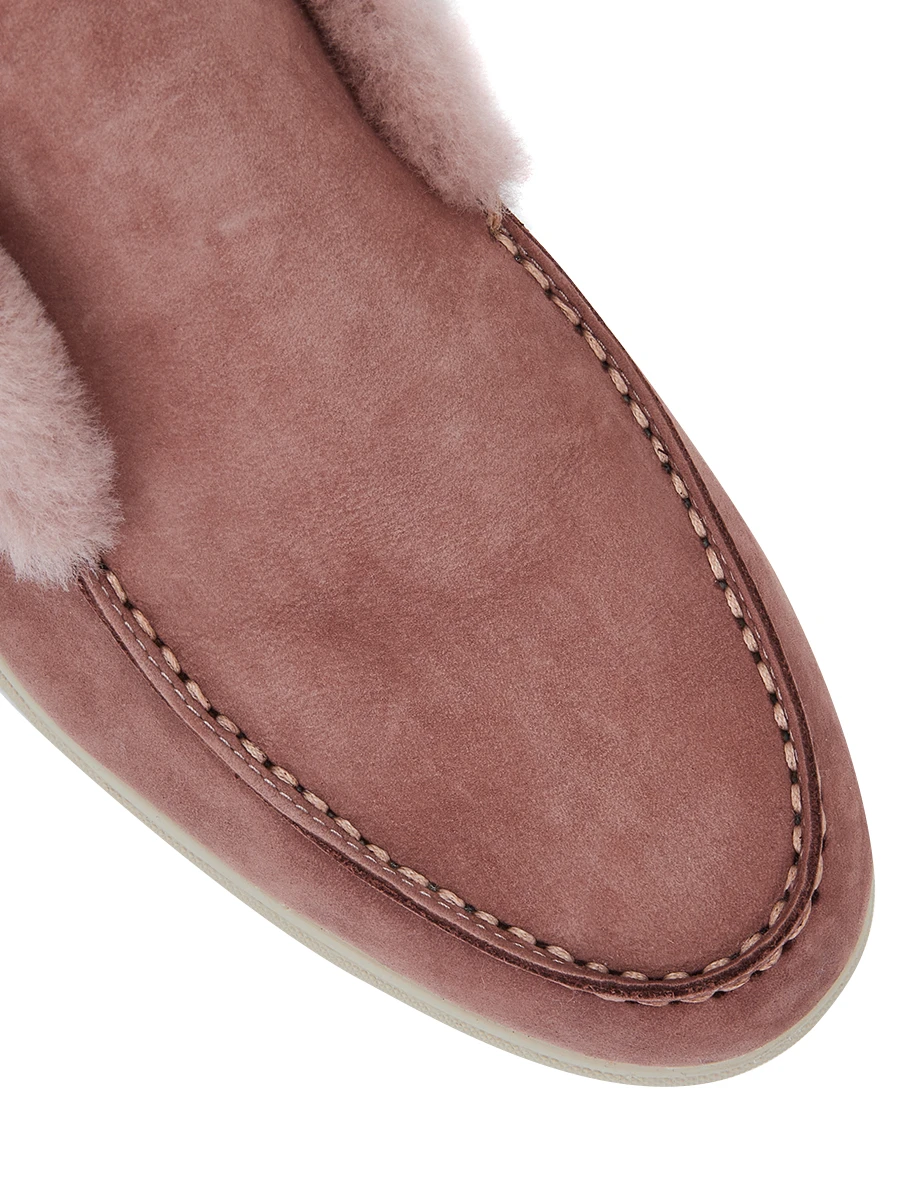 Ботинки из нубука на меху