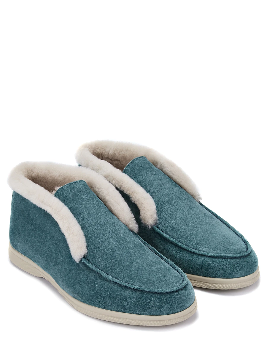 Ботинки замшевые на меху