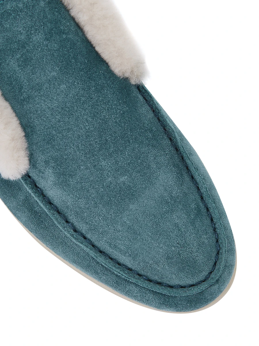 Ботинки замшевые на меху