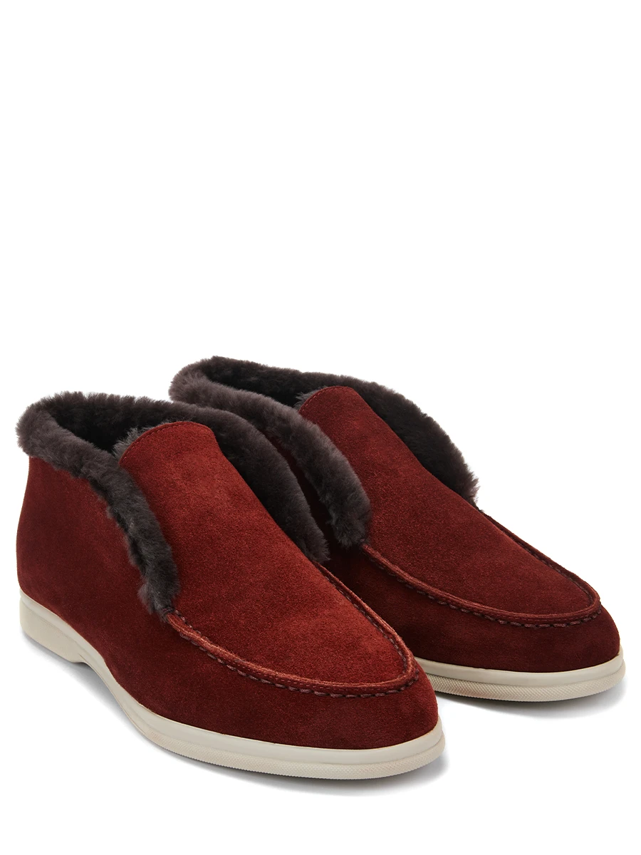 Ботинки замшевые на меху