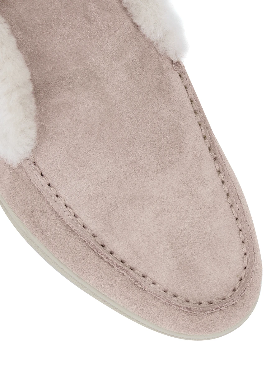 Ботинки замшевые на меху