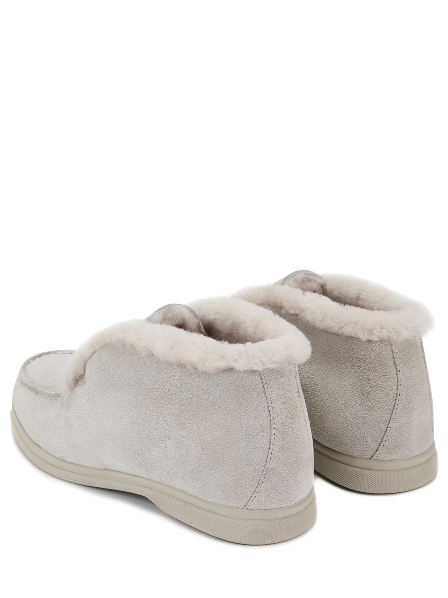 Ботинки замшевые на меху