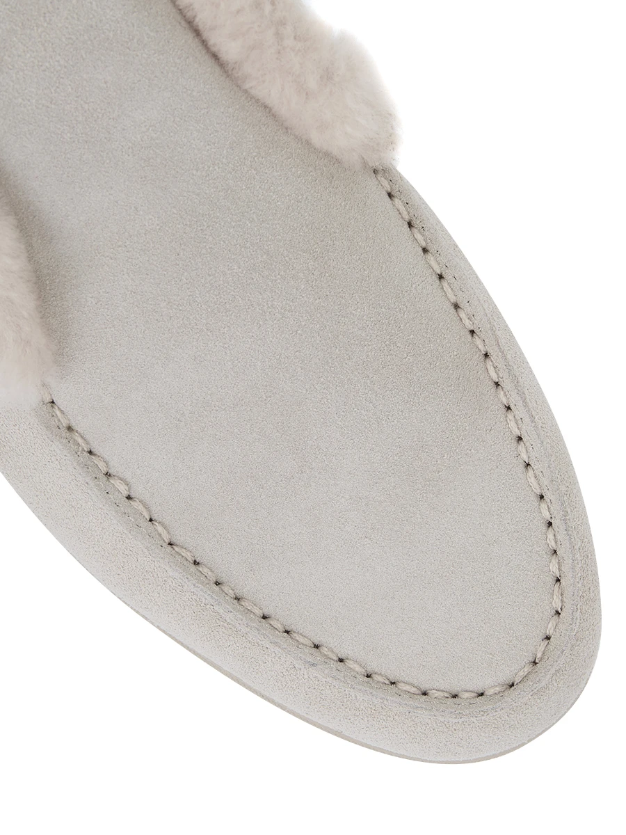 Ботинки замшевые на меху