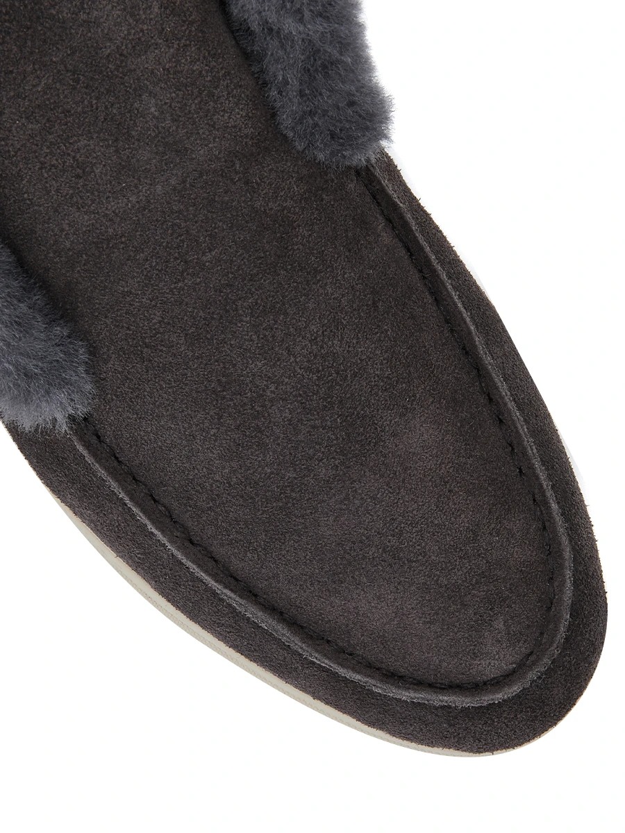 Ботинки замшевые на меху