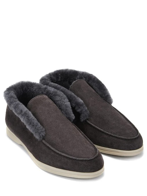 Ботинки замшевые на меху RASCHINI