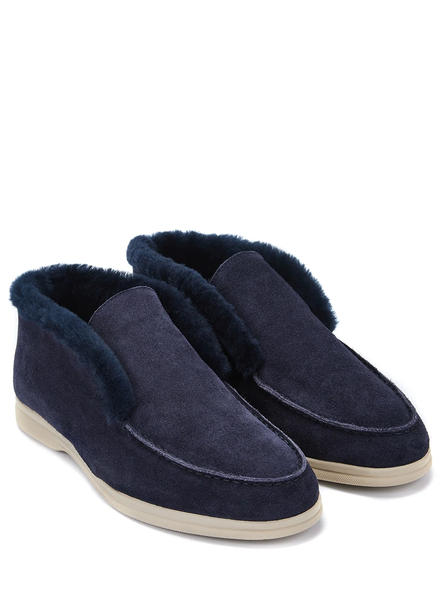 Ботинки замшевые на меху