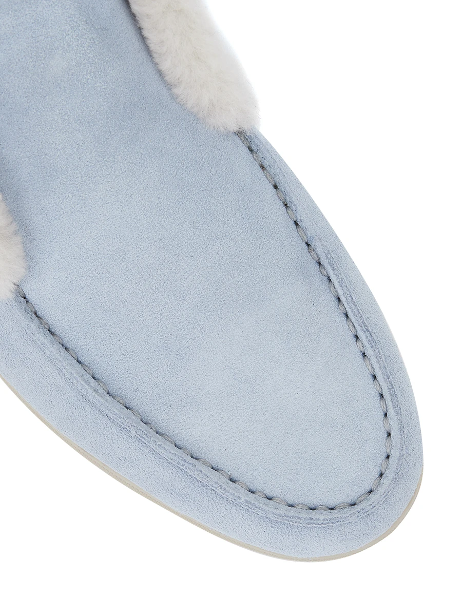 Ботинки замшевые на меху