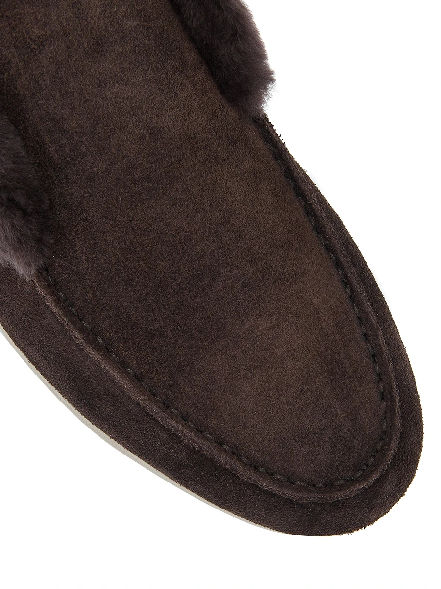 Ботинки замшевые на меху