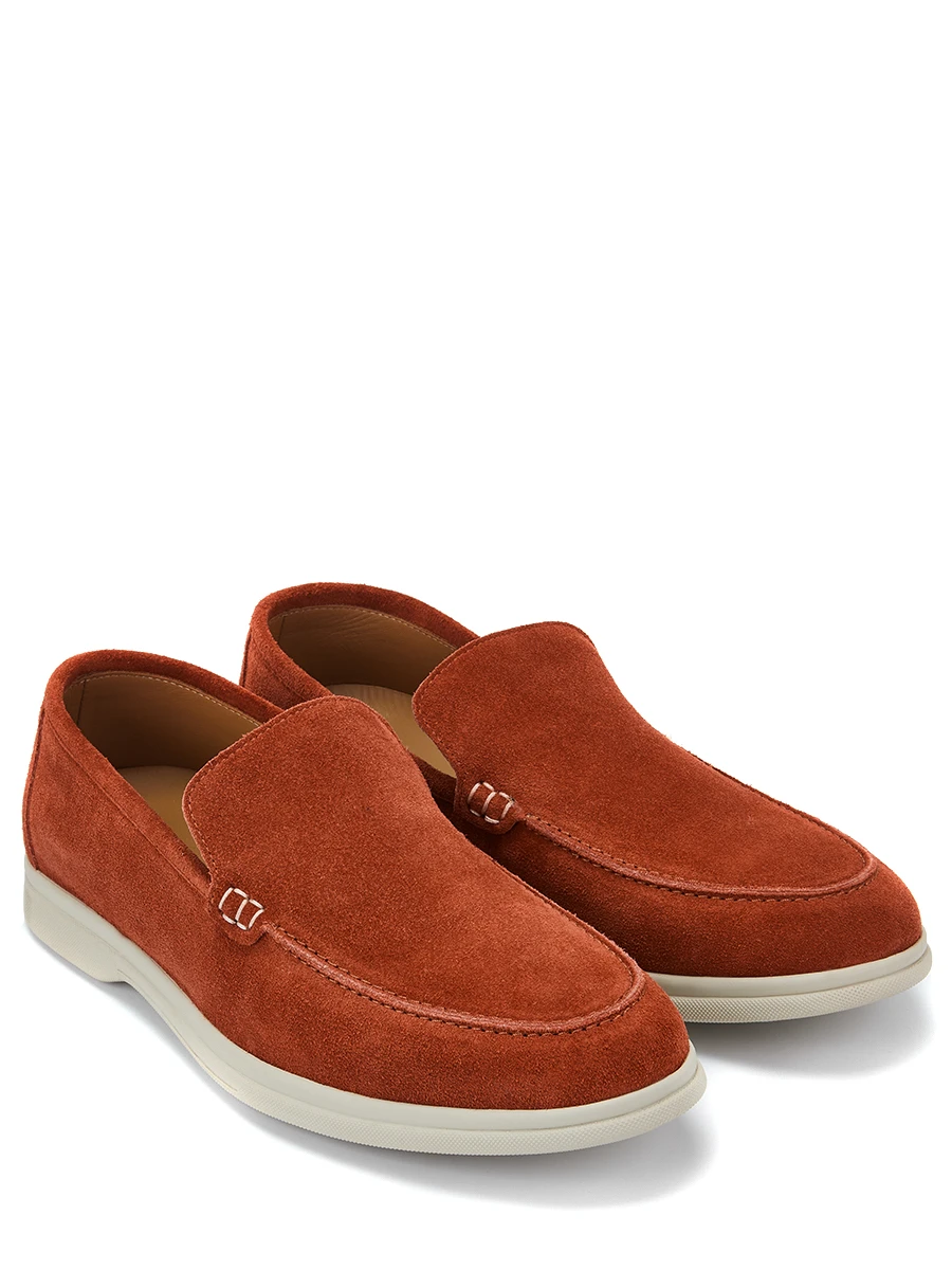 Лоферы замшевые