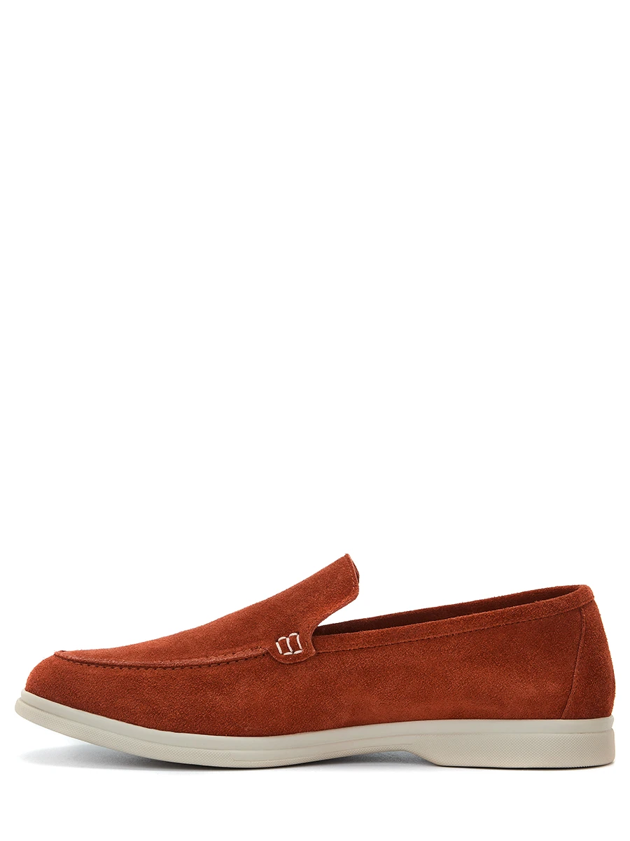 Лоферы замшевые