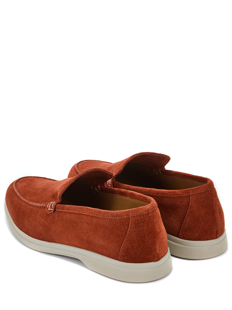 Лоферы замшевые