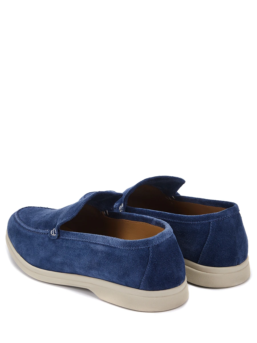 Лоферы замшевые