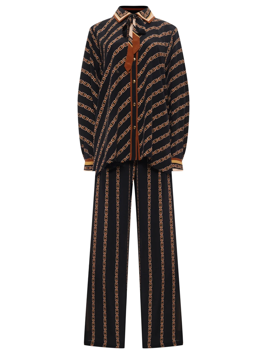 Костюм из вискозы и шелка