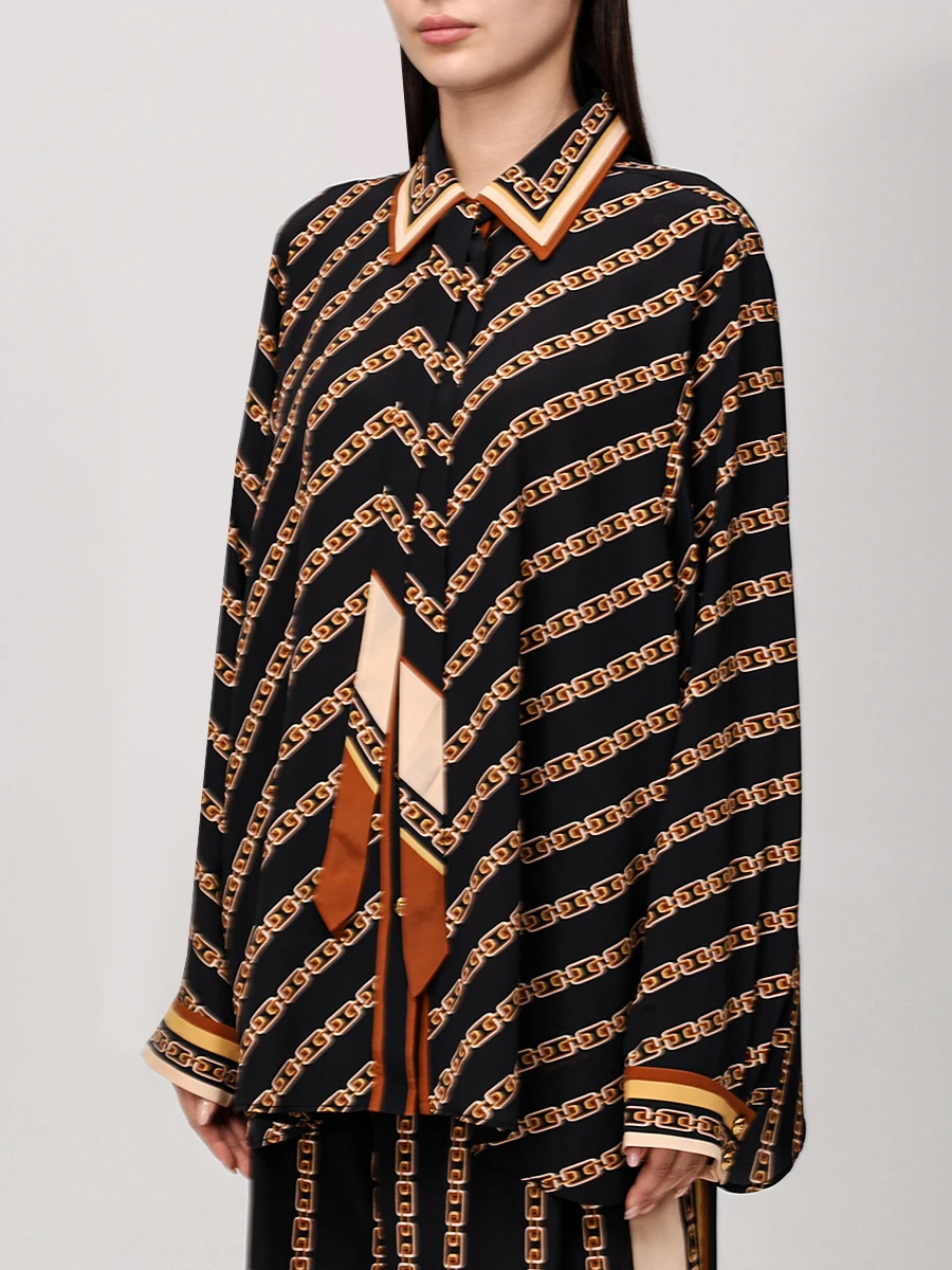 Костюм из вискозы и шелка