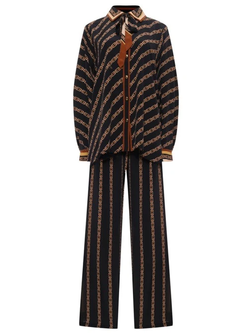 Костюм из вискозы и шелка ZIMMERMANN