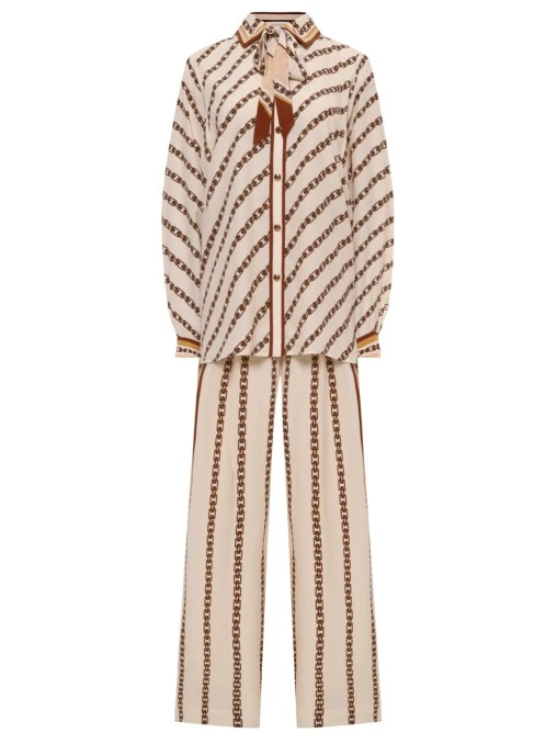 Костюм из вискозы и шелка ZIMMERMANN