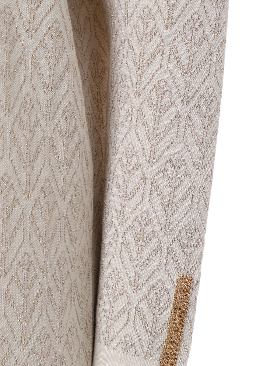 Платье из шелка и кашемира